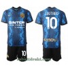 Inter Milan Lautaro Martinez 10 Hjemme 2021-22 - Barn Draktsett